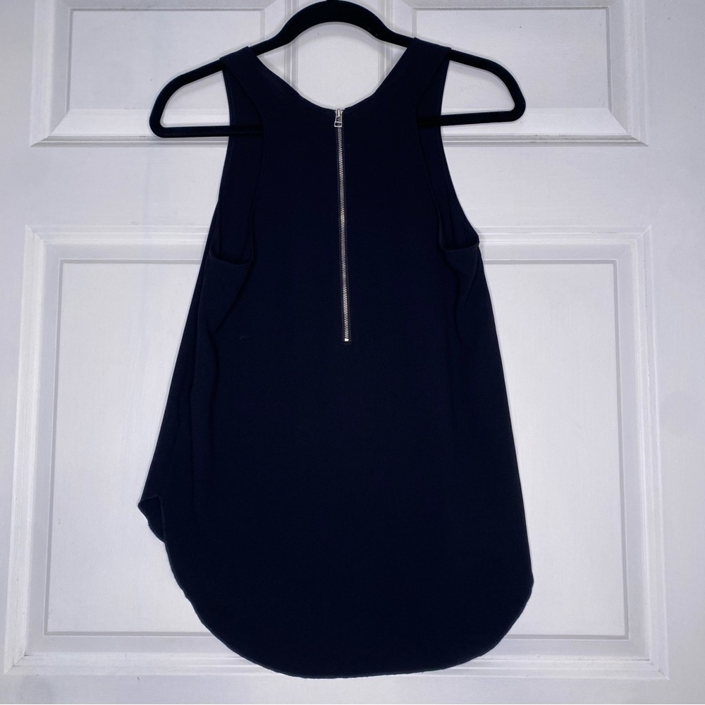 Wilfred Sevres Black Sleeveless Tank Top With Zipper Size XS - Picture 4 of 6